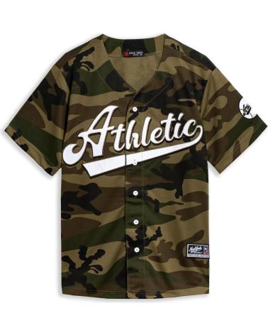 MAGLIA DA BASEBALL MIMETICA VERDE AREA ZERO ATHLETIC VERDE