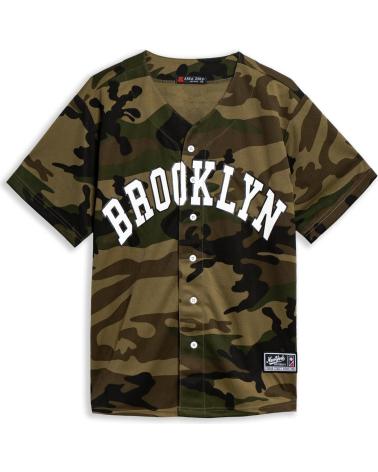 MAILLOT DE BASEBALL CAMOUFLAGE VERT AREA ZERO BROOKLYN 42 VERDE
