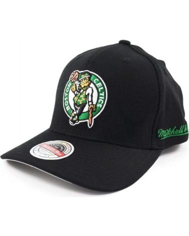 CAPPELLINO MITCHELL & NESS CELTICS SIDE PATCH NERO CLASSIC RED NEGRO