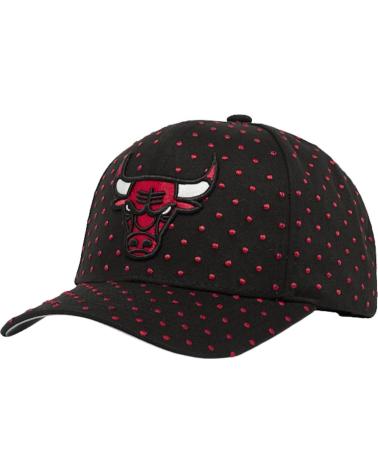 CAPPELLINO MITCHELL & NESS CHICAGO BULLS DOTTED POLKA PRO CROWN SNAPBACK NERO NEGRO