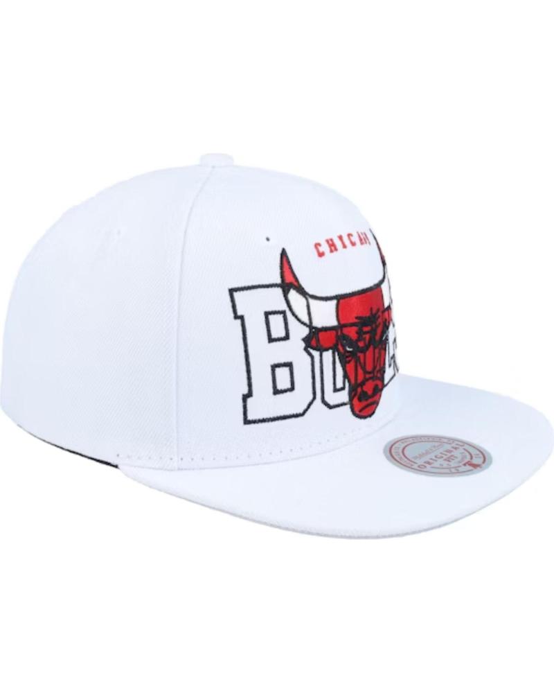 CAPPELLINO MITCHELL & NESS CHICAGO BULLS SEE THROUGH SNAPBACK BIANCO BLANCO