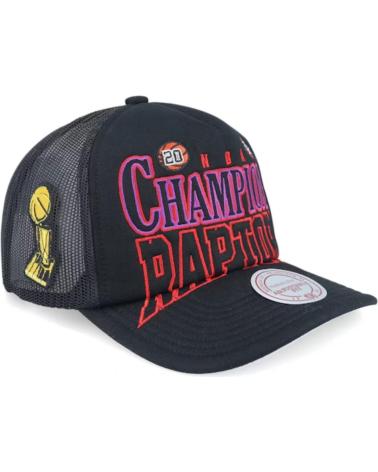 CAPPELLINO TRUCKER MITCHELL & NESS TORONTO RAPTORS BIG CHAMP NERO NEGRO