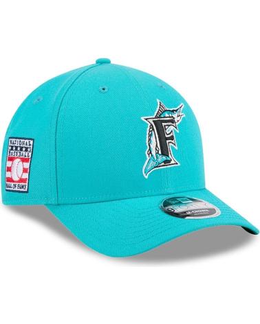 GORRA NEW ERA 9FORTY MLB25 HALL OF FAME MIAMI MARLINS TURQUESA 940MC FLOMARCO TURQUESA