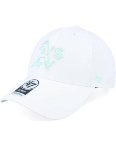 GORRA '47 BRAND OAKLAND ATHLETICS BLEACHED MVP CAP BLANCA BLANCO