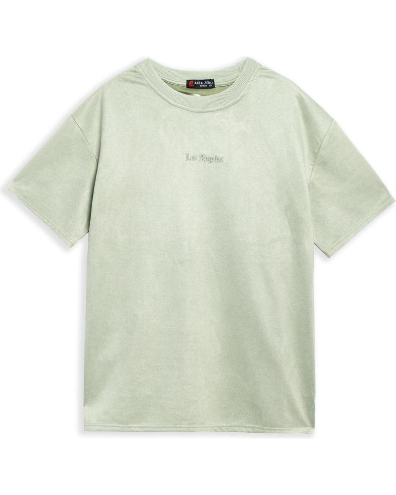 CAMISETA OVERSIZED SUEDE 'LOS ANGELES' VERDE - AREA ZERO VERDE