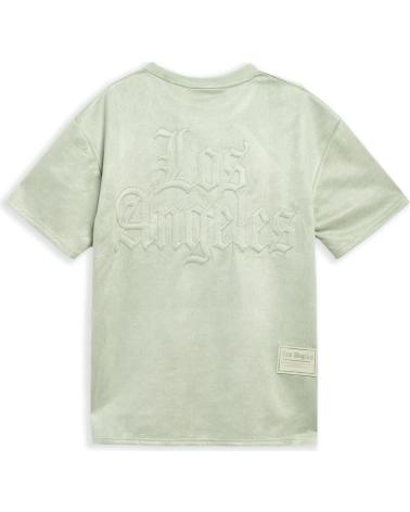 CAMISETA OVERSIZED SUEDE 'LOS ANGELES' VERDE - AREA ZERO VERDE