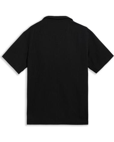 CAMISA NEGRA FRONT POCKET STRIPPED AREA ZERO NEGRO