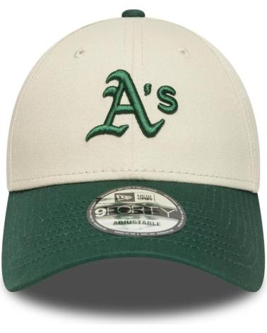 NEW ERA ATHLETICS COLOUR BLOCK 9FORTY OAKATH STNOTC BEIGE CRUDO