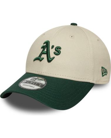 NEW ERA ATHLETICS COLOUR BLOCK 9FORTY OAKATH STNOTC BEIGE CRUDO
