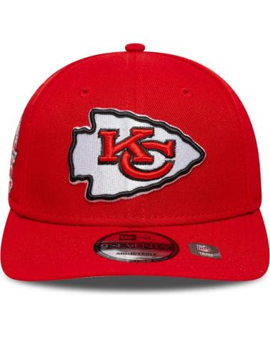 CAPPELLINO NEW ERA KANSAS CITY CHIEFS NFL PATCH 9SEVENTY ROSSO ROJO
