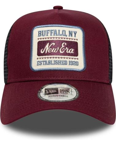 CAPPELLINO TRUCKER NEW ERA SQUARE PATCH GRANATA GRANATE
