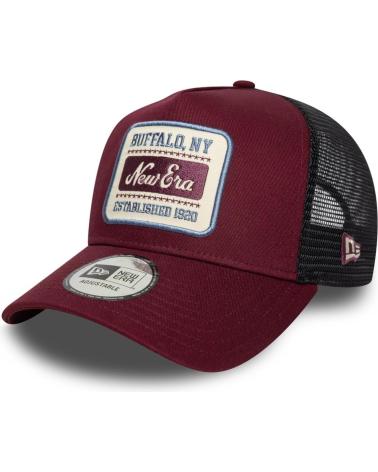 CAPPELLINO TRUCKER NEW ERA SQUARE PATCH GRANATA GRANATE