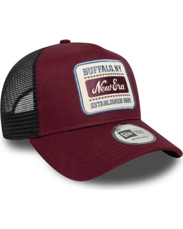 CAPPELLINO TRUCKER NEW ERA SQUARE PATCH GRANATA GRANATE