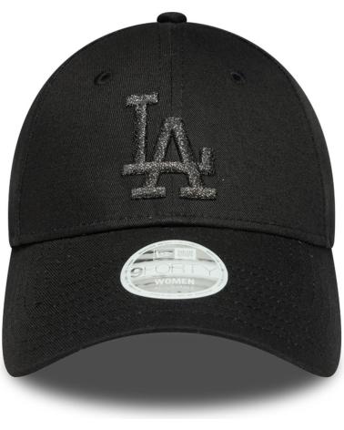 NEW ERA 9FORTY LOS ANGELES DODGERS KAPPE SCHWARZ MIT METALLIC-LOGO NEGRO