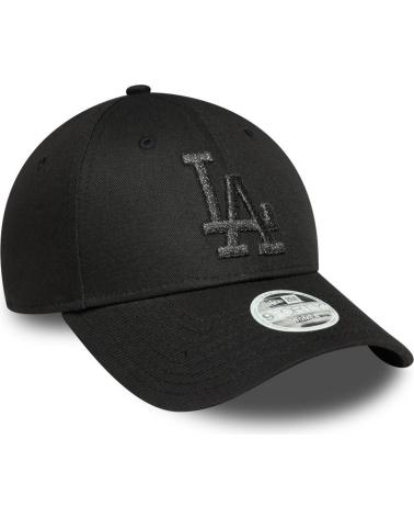 NEW ERA 9FORTY LOS ANGELES DODGERS KAPPE SCHWARZ MIT METALLIC-LOGO NEGRO