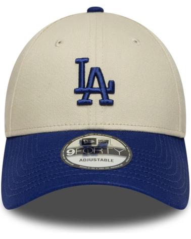 CAPPELLINO NEW ERA 9FORTY LOS ANGELES DODGERS COLOUR BLOCK BEIGE E BLU REALE BEIGE