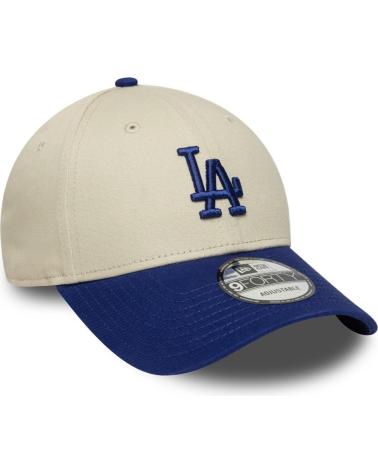CAPPELLINO NEW ERA 9FORTY LOS ANGELES DODGERS COLOUR BLOCK BEIGE BLU ROYAL BEIGE
