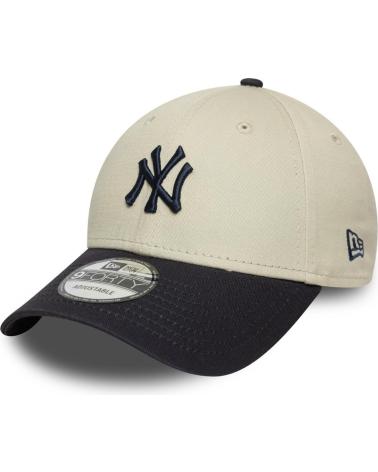 GORRA NEW ERA 9FORTY NEW YORK YANKEES COLOUR BLOCK BEIGE Y NEGRO BEIG