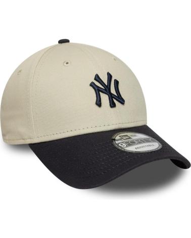 GORRA NEW ERA 9FORTY NEW YORK YANKEES COLOUR BLOCK BEIGE Y NEGRO BEIG