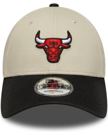 CAPPELLINO NEW ERA 9FORTY CHICAGO BULLS COLOUR BLOCK BEIGE E NERO BEIGE