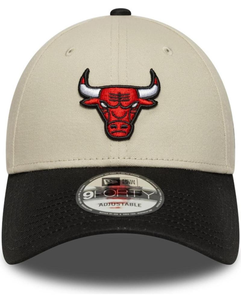 CAPPELLINO NEW ERA 9FORTY CHICAGO BULLS COLOUR BLOCK BEIGE E NERO BEIGE