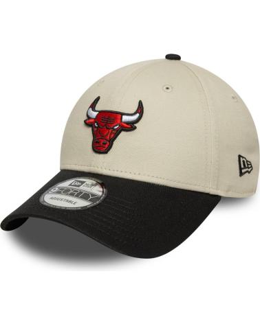 CAPPELLINO NEW ERA 9FORTY CHICAGO BULLS COLOUR BLOCK BEIGE E NERO BEIGE