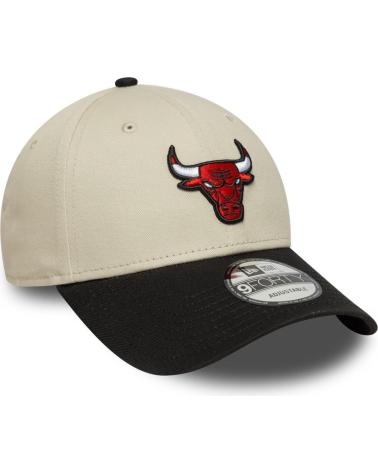 CAPPELLINO NEW ERA 9FORTY CHICAGO BULLS COLOUR BLOCK BEIGE E NERO BEIGE