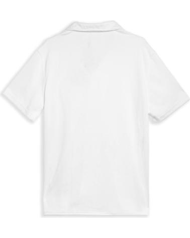 CAMISA BLANCA DE MANGA CORTA AREA ZERO STRIPPED SHIRT BLANCO