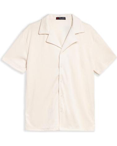 CHEMISE DÉCONTRACTÉE HOMME AREA ZERO STRIPPED BEIGE BEIGE