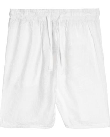 BERMUDA AREA ZERO BRAIDED SHORT BLANC POUR HOMME BLANCO