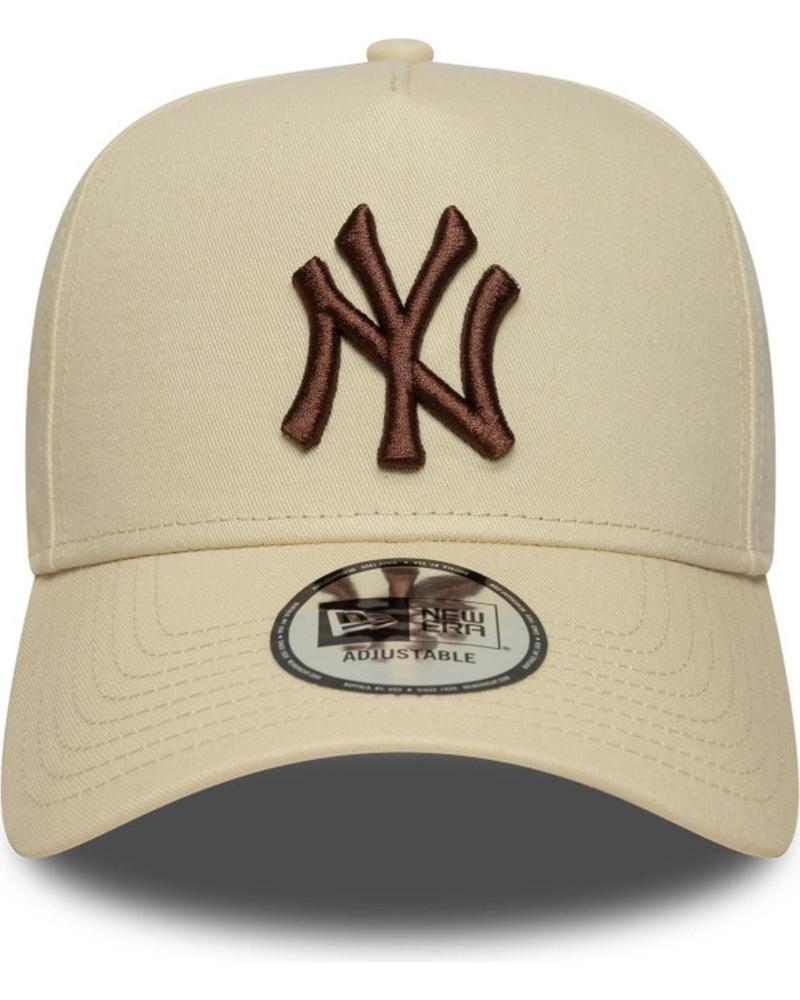 NEW ERA NEW YORK YANKEES LEAGUE ESSENTIAL E-FRAME LTCDAU BEIGE KAPPE CRUDO