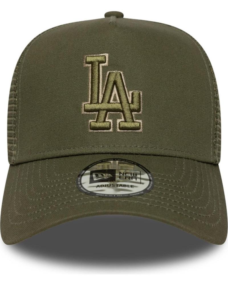 CAPPELLINO NEW ERA 9FORTY OUTLINE EF TRUCKER LOS ANGELES DODGERS VERDE OLIVA VERDOSO