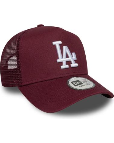 CASQUETTE NEW ERA LEAGUE ESSENTIAL TRUCKER LOS ANGELES DODGERS GRENAT GRANATE