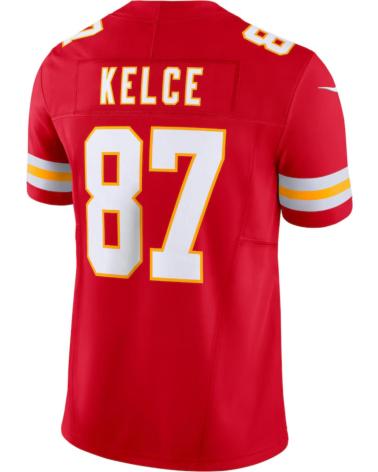 NIKE CAMISETA NFL ROJA CHIEFS TRAVIS KELCE 87 NFL JERSEY ROJO