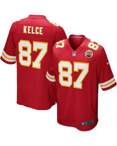 NIKE CAMISETA NFL ROJA CHIEFS TRAVIS KELCE 87 NFL JERSEY ROJO