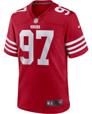 NIKE CAMISETA NFL ROJA 49ERS NICK BOSA 97 NFL JERSEY ROJO
