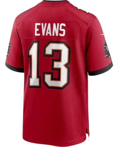 NIKE CAMISETA NFL ROJA BUCCANEERS MIKE EVANS 13 NFL JERSEY ROJO