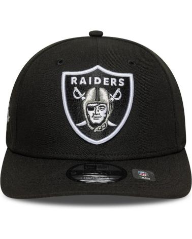 NEW ERA GORRA NEGRA RAIDERS NFL PATCH 9SEVENTY LASRAI NEGRO