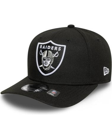 NEW ERA GORRA NEGRA RAIDERS NFL PATCH 9SEVENTY LASRAI NEGRO