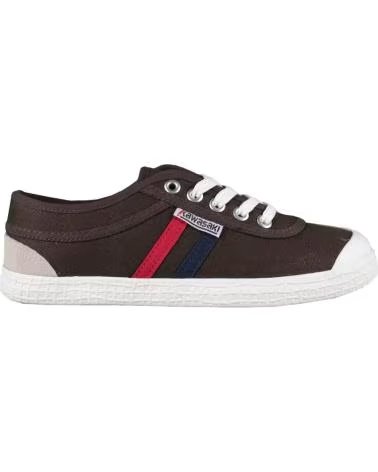 KAWASAKI RETRO CANVAS SHOE K192496 5045 CHOCOLATE BROWN