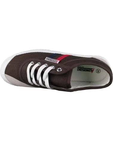 KAWASAKI RETRO CANVAS SHOE K192496 5045 CHOCOLATE BROWN