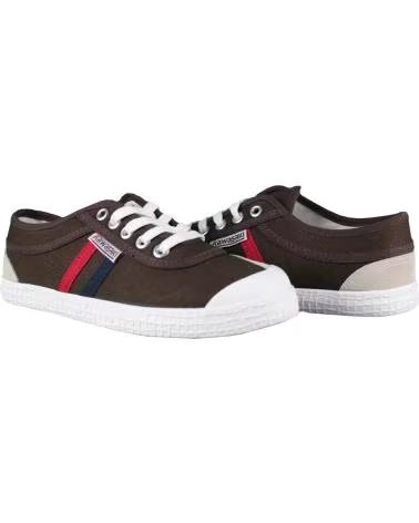 KAWASAKI RETRO CANVAS SHOE K192496 5045 CHOCOLATE BROWN