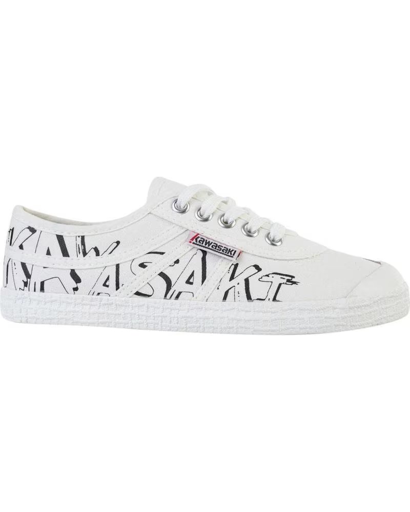 KAWASAKI GRAFFITI CANVAS SHOE K202416 1002 WHITE