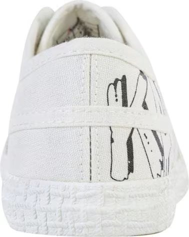 KAWASAKI GRAFFITI CANVAS SHOE K202416 1002 WHITE