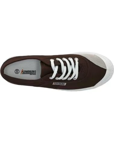 KAWASAKI ORIGINAL 3 0 CANVAS SHOE K232427 5045 CHOCOLATE BROWN