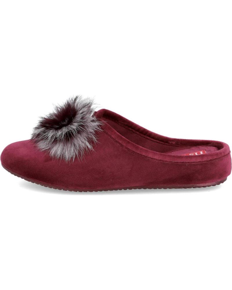 Pantofole per Donna NORTEÑAS NORTENAS 1266467 ZAPATILLAS DE CASA MUJ BURDEOS