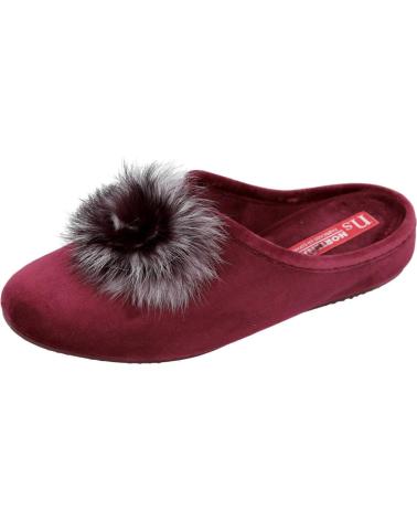 Pantofole per Donna NORTEÑAS NORTENAS 1266467 ZAPATILLAS DE CASA MUJ BURDEOS