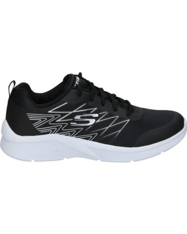 Sneaker für Damen und Mädchen und Junge SKECHERS ZAPATILLAS MICROSPEC 403769L BKSL NEGRO