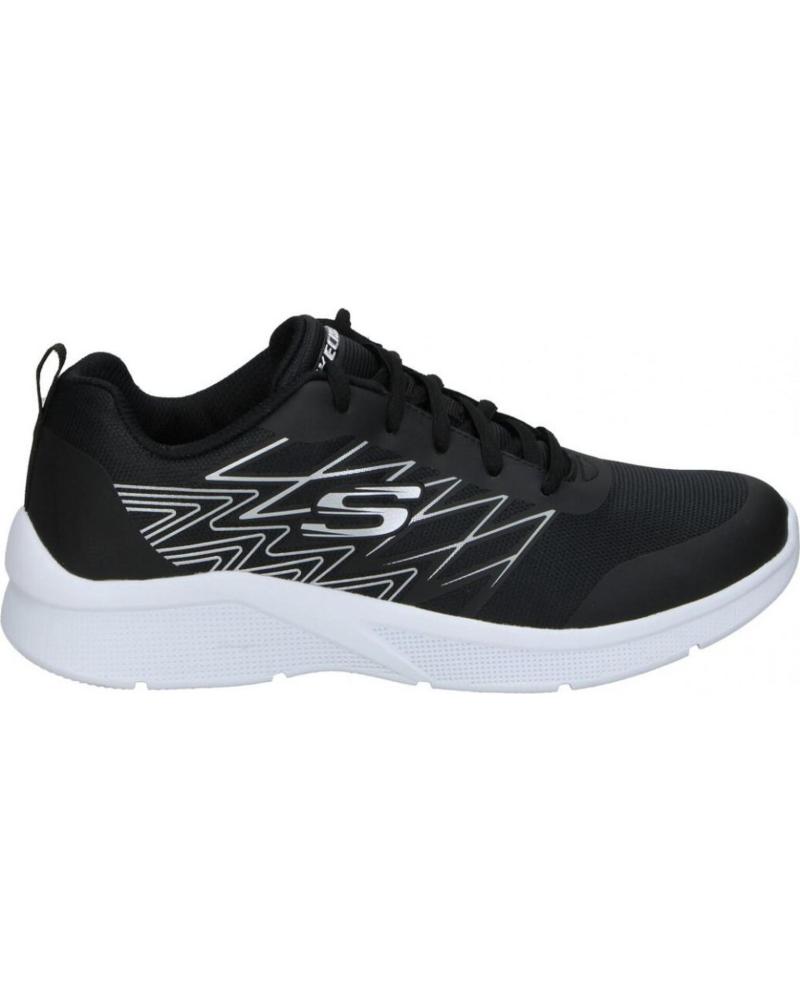 Sneaker für Damen und Mädchen und Junge SKECHERS ZAPATILLAS MICROSPEC 403769L BKSL NEGRO