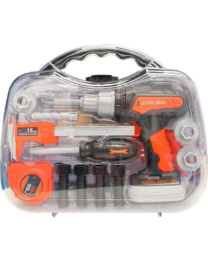 SET DE HERRAMIENTAS DE JUGUETE TOY PLANET PARA NIÑOS - MALETÍN MULTICOLOR MULTICOLOR